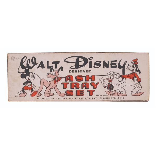 A Walt Disney Designed Ashtray Set.