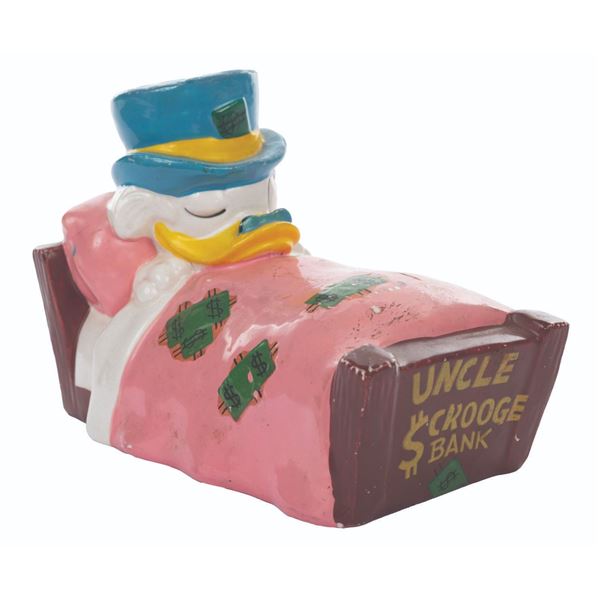 An "Uncle $crooge" Ceramic Bank.