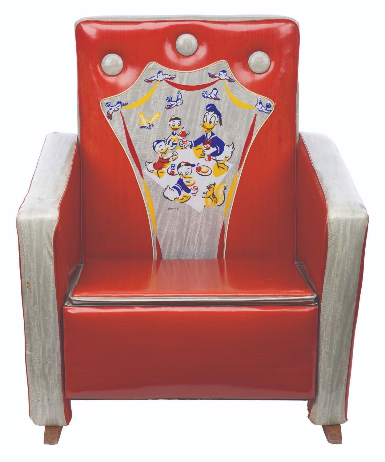 A Donald Duck Children's Rocking Chair.