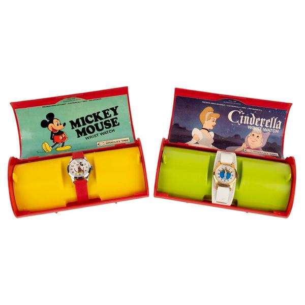A Pair of 1970s Bradley Disney Watches.