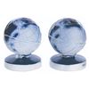 Image 2 : A Pair of Ceramic Unisphere Salt and Pepper Shakers.
