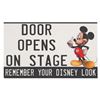 Image 1 : A Cast Area "Door Opens on Stage" Sign.