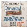 Image 1 : Ride the Jitney to Disneyland, Knotts, & Anaheim Sign.