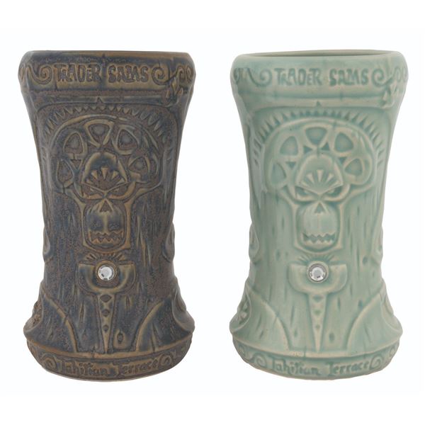 A Pair of Trader Sam's Tiki Mugs.