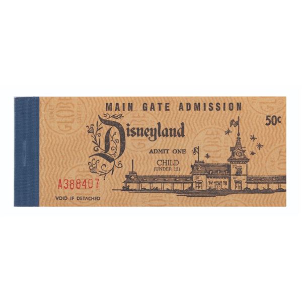 A 1956 Child Ticket Book.