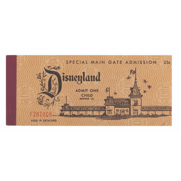 A May 1960 Child 15 Ticket Book.