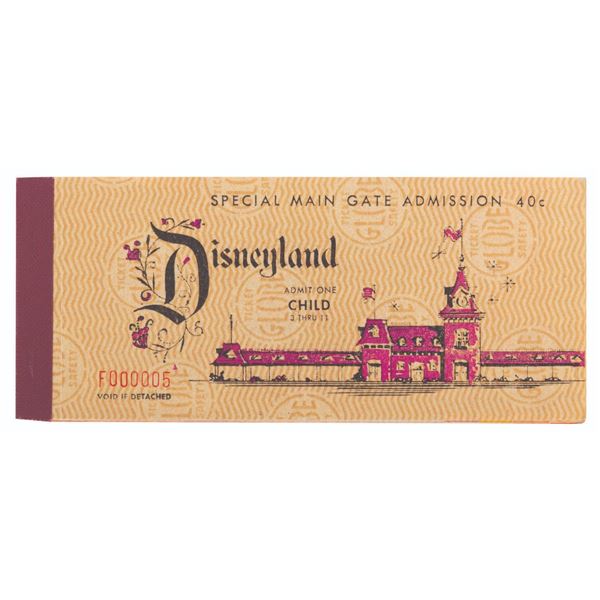 A June 1960 Child 15 Ticket Book.