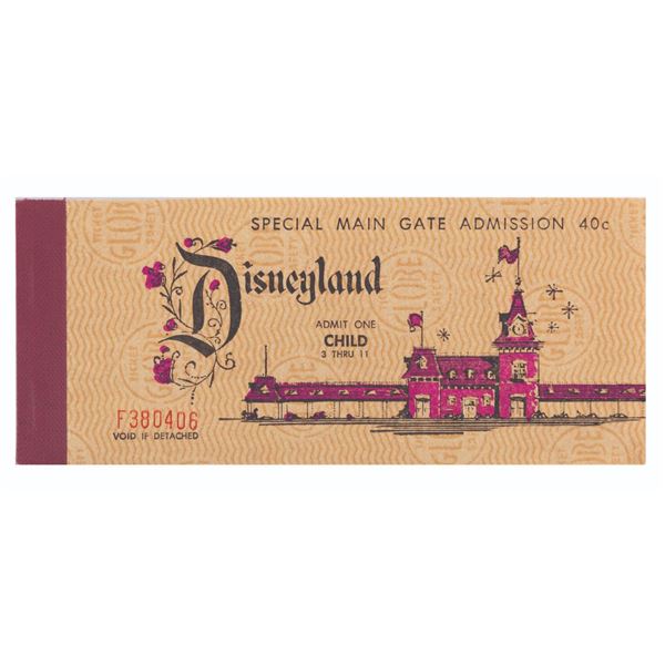 A 1964 Child 15 Ticket Book.