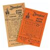 Image 2 : A Pair of Early Disneyland Parking Tickets.