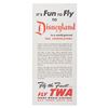 Image 2 : A 1955 "Fly TWA to Disneyland" Brochure.