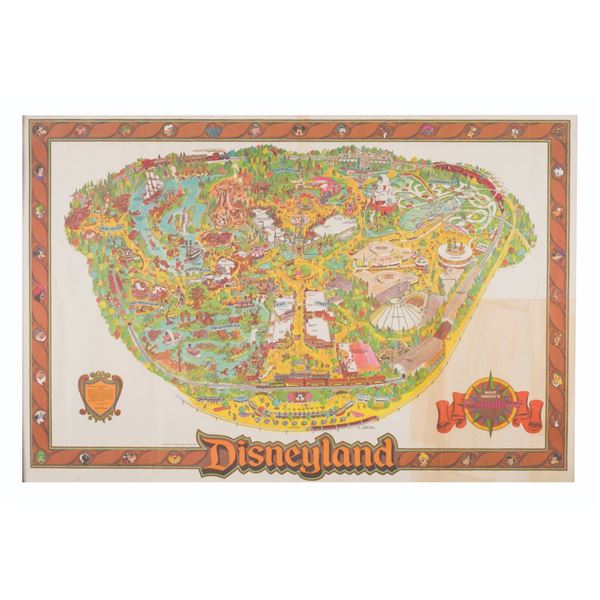 A 1984 Disneyland Souvenir Map.
