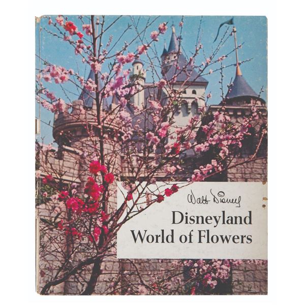 A "Disneyland World Of Flowers" Book.