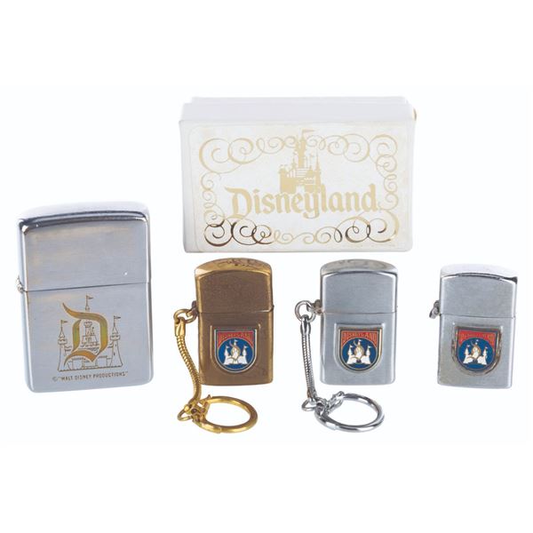 A Collection of Disneyland Lighters.