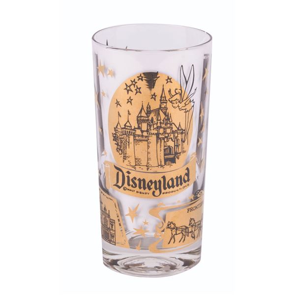 A Disneyland Lands Collins Glass.