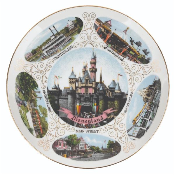 A 1961 Disneyland Souvenir Plate.