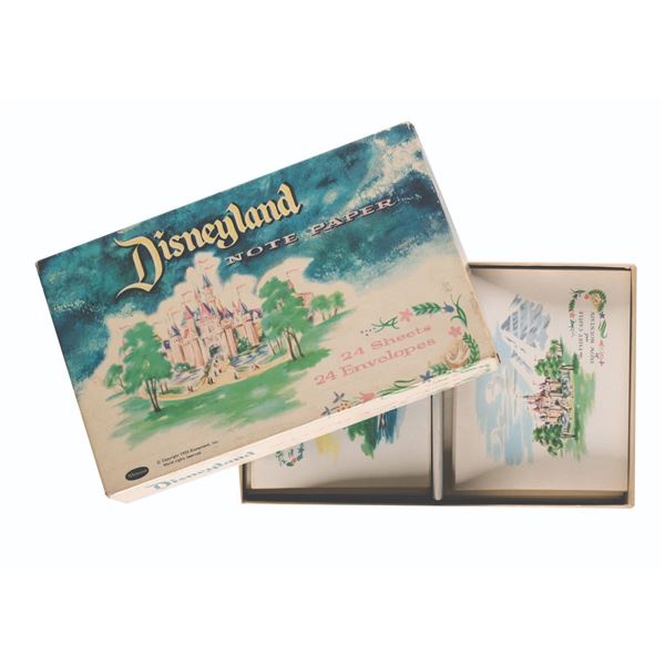 A Disneyland Note Paper Boxed Set.