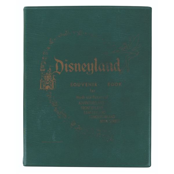 A 1957 Disneyland Souvenir Scrapbook.