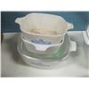 Image 7 : Box with Corning Ware, Cooking pans Etcetera