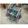 Image 2 : Garden hose reel with hose and extra hose