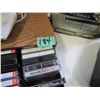 Image 12 : Lot with stereo , VCR player, cassette tapes