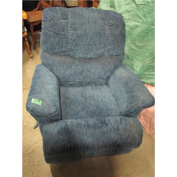 blue rocker recliner