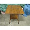 Image 1 : Parlor table with glass ball feet