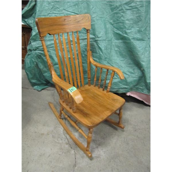 Rocking chair  With Spindle arm braces