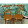 Image 1 : Set of two press back parlor chairs