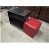 Image 4 : rolling tv stand and footstool