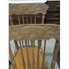Image 3 : Set of four vintage press back chairs