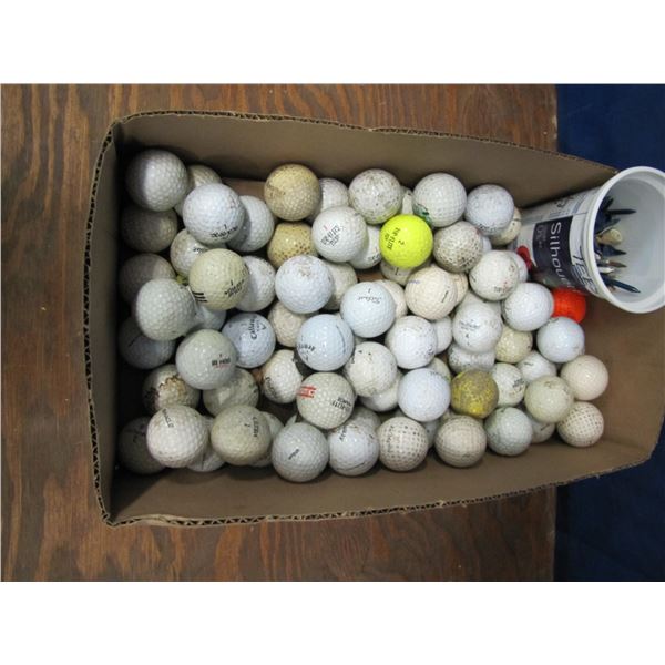 Golf balls and tees