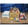 Image 1 : Paint trays, paint rollers, sandpaper