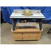 Image 1 : Ryobi router table with custom made stand