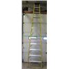 Image 1 : Falcon 12 foot heavy duty type 1 a maximum working load 300 pound rating fiberglass stepladder