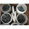 Image 3 : Box of assorted stove bolts and chain