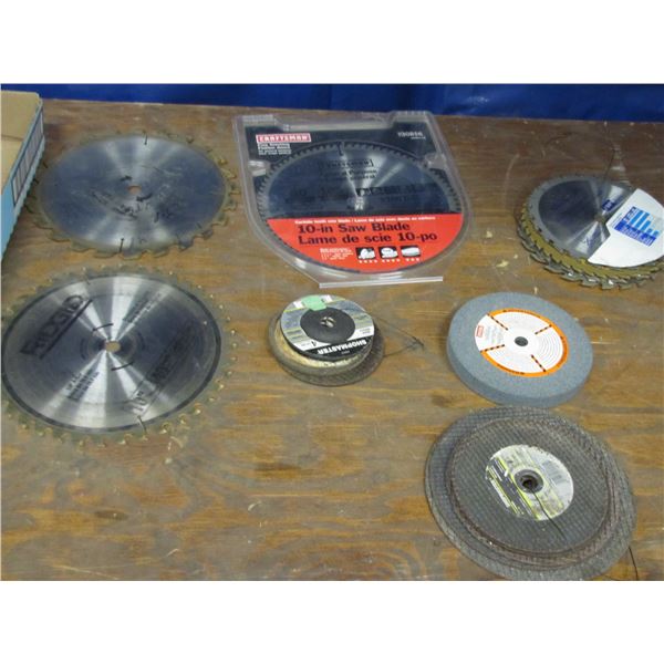 Saw blades and grinding disks