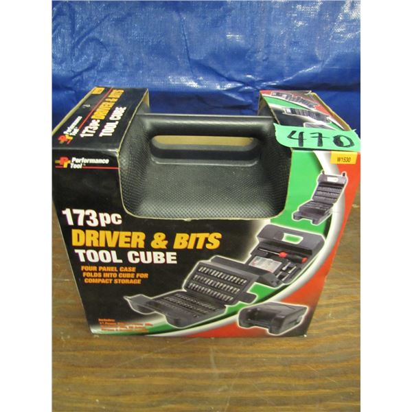 driver and bits tool cube