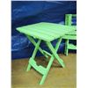 Image 2 : set of 2 small folding tables good for camping