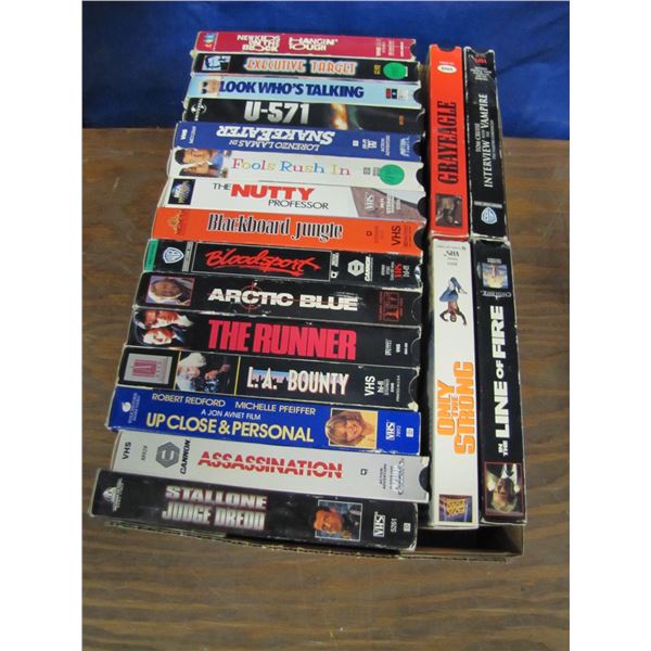 assorted VHS movies