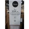 Image 1 : STORE SANS CORDON EN VINYL BLANC 23"x45"