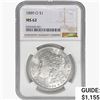 Image 1 : 1889-O Morgan Silver Dollar NGC MS62