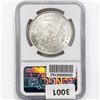 Image 2 : 1891-CC Morgan Dollar NGC MS62 VAM-3 Spit. Eagle