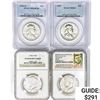 Image 1 : 1959-2014 [4] Silver Half Dollars NGC/PCGS