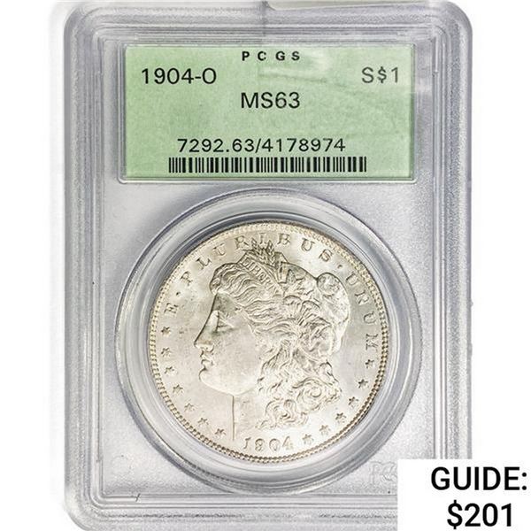 1904-O Morgan Silver Dollar PCGS MS63