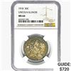 Image 1 : 1918 Illinois Half Dollar NGC MS64