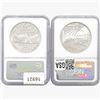 Image 2 : 2002&2005-P [2] US Varied Silver Coinage NGC PF70