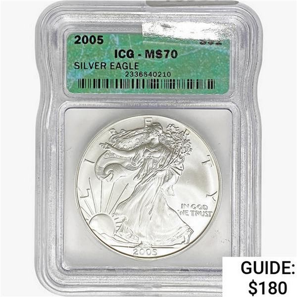 2005 Silver Eagle ICG MS70