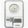 Image 2 : 1861-O Seated Lib. 50C NGC Shipwreck EffectSS Rep.