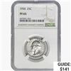 Image 1 : 1950 Washington Silver Quarter NGC PF65