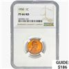 Image 1 : 1950 Wheat Cent NGC PF66 RD